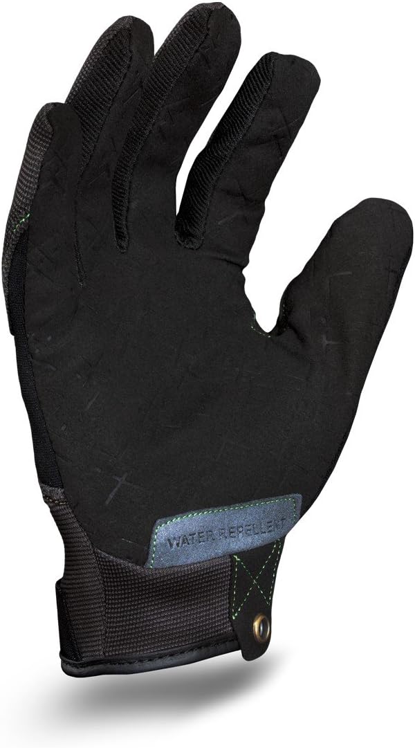 Ironclad EXO Pro Water Resistant; Work Gloves, (1 Pair), EXO2-MWR-04-L, Black/Grey