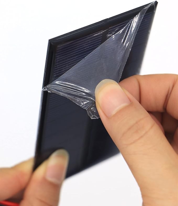 Micro Solar Panels with Wire, 5PCS 5V 200mA Photovoltaic Solar Cells Kit 110mmx60mm / 4.33''x 2.36''