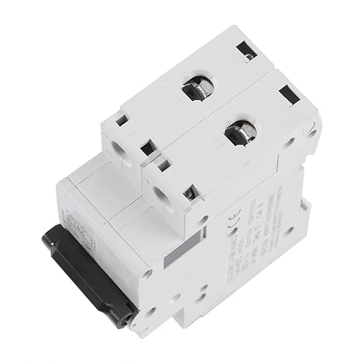 DC Circuit Breaker Solar System, Solar DC Din Rail Breaker, 63A Low Voltage Circuit Breaker for Solar Panels Grid System Wind Solar and Many Other
