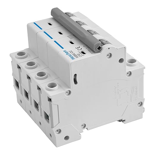 Heschen DC Miniature Circuit Breaker, HSB6C-DC, 4 Poles, DC1000V 40A, Photovoltaic Circuit Breaker, for Solar PV System Solar Panels Grid System, 35mm DIN Rail Mounting