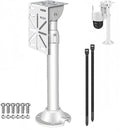 I-Type Telescopic Security Camera Mount Kit with L-Shaped Metal Adapter - Heavy-Duty Bracket for Indoor/Outdoor Use, Fits Most CCTV Dome/IP/PTZ Cameras Solar Panel