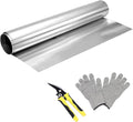 Aluminum Flashing Roll Roof Flashing,24 Inch*50Ft Metal Roofing Flashing,0.3mm Thickness Aluminum Roof Panels for Sealing Windows Doors Siding Roofing Preventing Roofing Stains and Moss