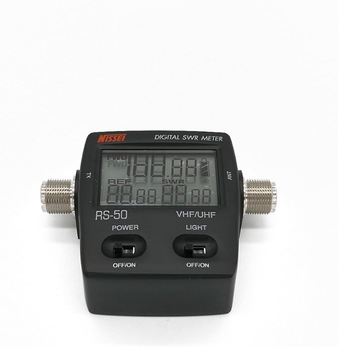 Youmei RS-50 Digital SWR/Watt Meter VHF/UHF 125-525MHz 120W for Two-Way Radio