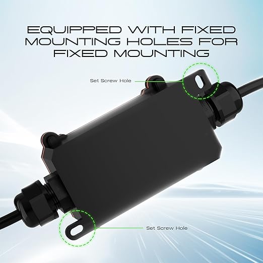 Top Post Battery Disconnect Switch, CNAODUN Waterproof Battery Cut Off Switch with Wire 12-48V Heavy Duty for Car RV Boat and Vehicle(On/Off)