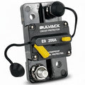 E9 3/8" Studs 200 Amp Circuit Breaker with Manual Reset | 12V - 48V DC | Waterproof IP67 Switchable 200A - Extended Surface Mount