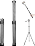 Manbily Carbon Fiber Tripod Extension Pole, 32mm Tube Two-Section Center Column Extension Rod for Tripods