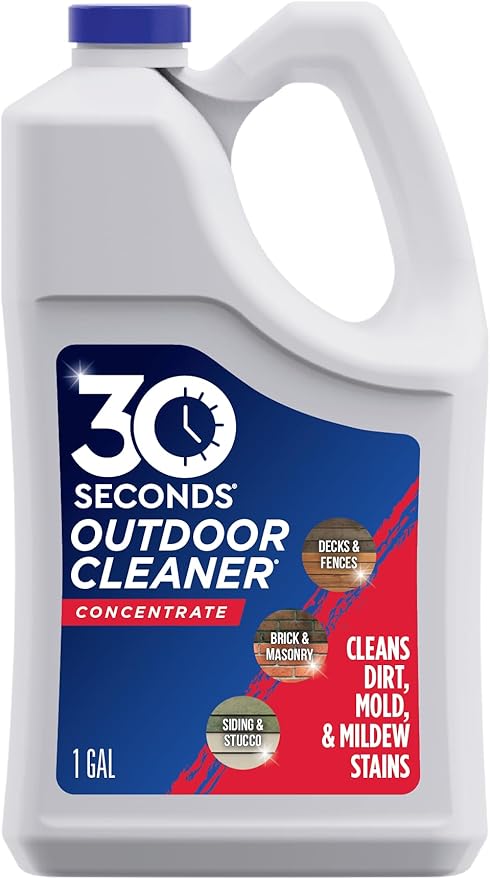 30 SECONDS Mold & Mildew Cleaner & Stain Remover Concentrate | 1 Gallon