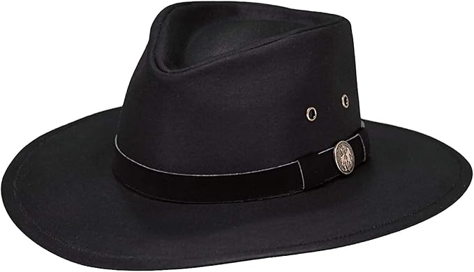 Outback Trading Company Unisex 1480 Kodiak UPF 50 Waterproof Breathable Outdoor Western Cotton Oilskin Hat