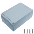 Waterproof IP66 Aluminum Alloy Metal Junction Box Outdoor Waterproof Electrical Enclosure Gray 7.9"x5.1"x2.9"