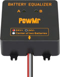 PowMr Battery Equalizer Voltage Balancer - for 24V Lead-Acid AGM Gel Flood Battery Battery Extend Battery Life 1 Year and More HA01Golf Cart Battery Equalizer Battery in Series Battery Balancer