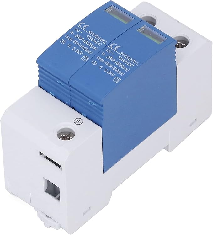 DC1000V 40KA Protective Device SPD Protective Device DC Voltage Arrester PV Breaker Protector (2P)