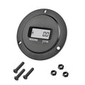 Runleader Digital LCD Hour Meter, AC/DC 5V to 277V,Maintenance Total Running Hours,Data Storage,Waterproof Design for Lawn Mower Generator Motorcycle Golf Cart Forklift Scrubber Machine.