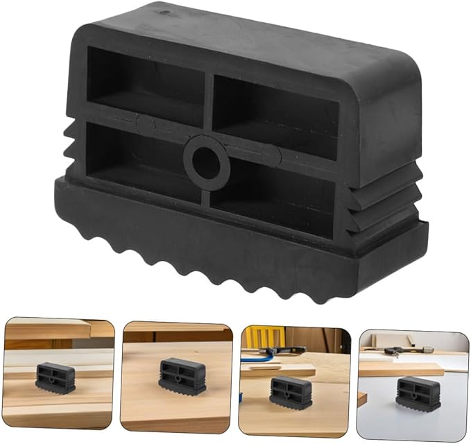 PRETYZOOM 2pcs Non Slip Rubber Caps for Ladder Legs Skid Cushion Covers for Stability Noise Reduction and Strong Traction Accessories