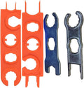 Sunway Solar Panel Connector Tool Works For Different Solar Connectors Assembly and Disassembly,Metal Spanner Wrenches Crimping Tool For Solar PV System Extension Cable Wire Kit-2Pairs