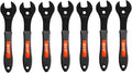 Bicycle Cone Wrench Set Tool, Bike Wheel Hub Axle Nut Install Remover Cycling Spanner (13-14-15-16-17-18-19mm 7PCS)