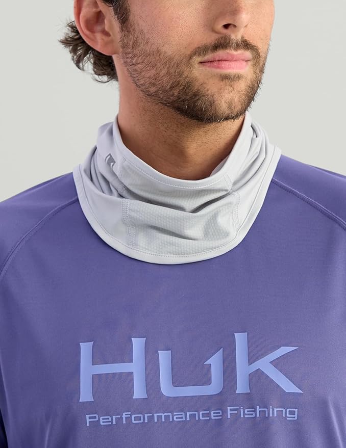 HUK Men's Pursuit Neck Gaiter, Face Protection With Upf 30+ Sun Protection