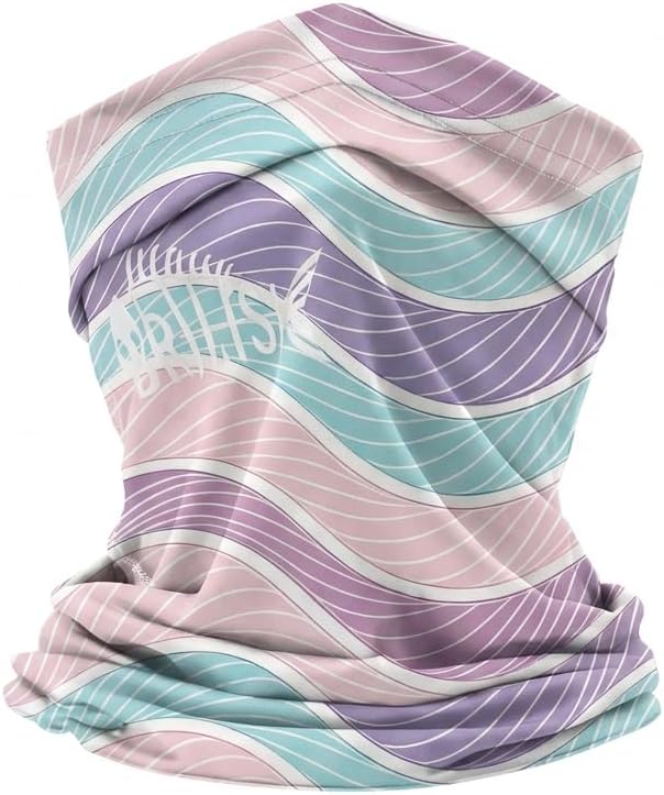 UPF 50 Sun Protection Neck Gaiter - 13-in-1 Multifunctional Face Cover for Hiking, Fishing, Cycling