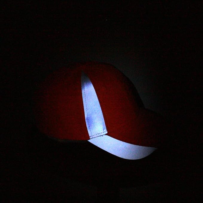 The Vintage Year Reflective High Visibility Piping Neon Polyester Twill Low Profile Structured Baseball Cap