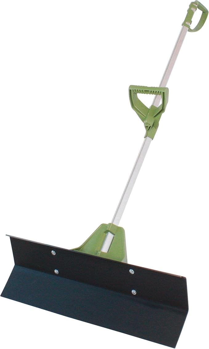 Easy Doze-It 30" SnoPusher | Premium Performance Snow-Plow Shovel | Two Grip Aluminum Handle and Poly Blade | Snow Shoveling Walk & Driveway | Made in USA by Vertex Products | Model EX920.30