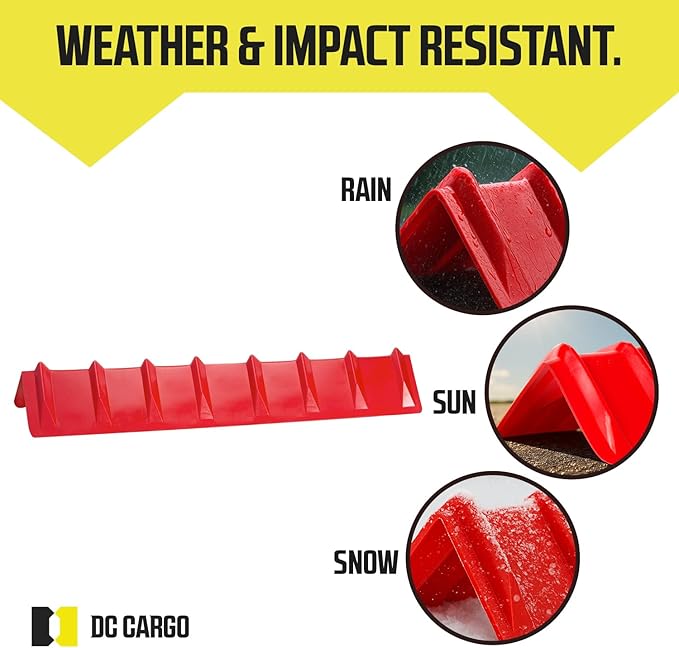 DC Cargo - Heavy-Duty Edge Protectors, 8"x8"x48" (Pack of 4) Strap Protectors for Flatbed Equipment, Unparalleled Cargo Management Solutions for Truckers, Contractors, and Outdoor Enthusiasts