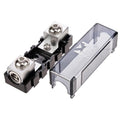 NVX XFMANL 1/0 to 4 Gauge ANL/Mini-ANL Modular Inline Fuse Holder – Linkable Fuse Block with Solid Brass Construction and High-Temp Housing – Car & Marine Audio Circuit Protection