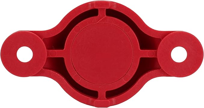 Fastronix 1/2" Heavy Duty Stainless Steel Single Stud Power and Ground Junction Block with Red and Black