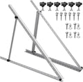 Upgraded 47in Adjustable Solar Panel Tilt Mount Brackets, Foldable Tilt Legs, Support 100 200 300 400 500 Watt Solar Panels 4-8Pcs, Solar Panel Stand for Roof, Off-Grid, RV and Boat