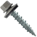 Metal Roofing Screws: (250) 10 x 1 Clay Hex Head Sheet Metal Roof Screw. Self Starting Metal to Wood siding Screws. EPDM Washer. Colored Head