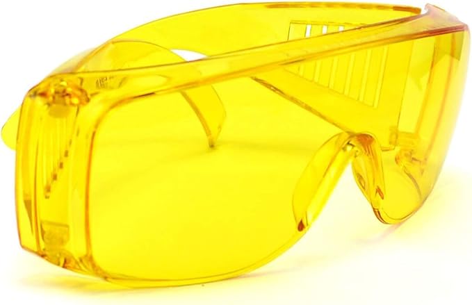TATTU G1 Fit-Over UV Protection Glasses, Anti-Glare, Anti-Eye Strain, Night Vision Enhancement for Driving at night, Yellow