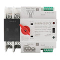 2P 100A Dual Power Automatic Transfer Switch 220V Generator Changeover Switch Tools Dual Power Transfer Switch Din Rail Mounting Type 50HZ/60HZ