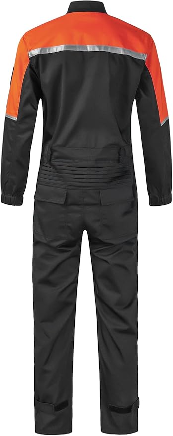 Mens Reflective Coverall Work Mechanics Coverall Work Suit Hi Vis Jumpsuit Bicolor Overalls