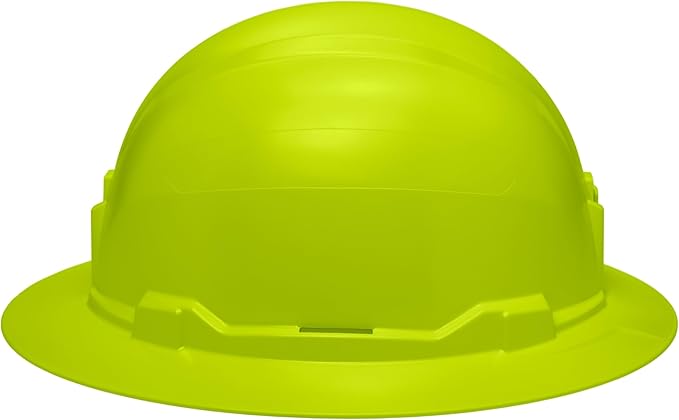 Klein Tools Hard Hat, Non-Vented Full Brim Style, Padded, Self-Wicking Odor-Resistant Sweatband, Tested up to 20kV