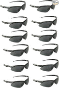 Malta Dynamics APEX Safety Glasses – Anti Scratch and Anti Fog Protection, Construction Safety Glasses for Men and Women, ISEA & ANSI Z87 Compliant (Tinted, 12 Pairs)