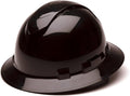 Pyramex Ridgeline Full Brim Vented Hard Hat 4 Point Ratchet Suspension