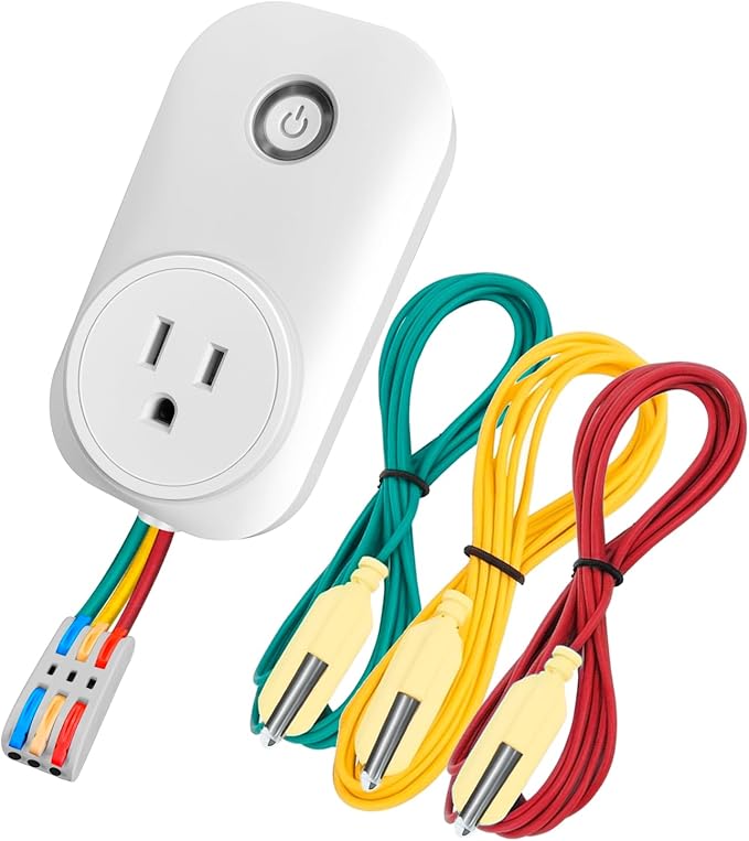 Sump Pump Float Switch: Hi-Lo Sensors, Controller with Dual Float Switch and Overload Protection, Prevents Flooding in Basements, Pools, and Other Areas (Drain Mode)