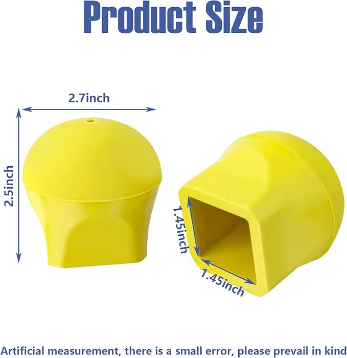 Ladder Stabilizer Bumpers Replacement for Werner Extension Ladder Stabilizer Rubber End Caps,Ladder Standoff Protective Covers Ladder Mitts Ladder Stabilizer Pads Non-Slipa 2 Pack