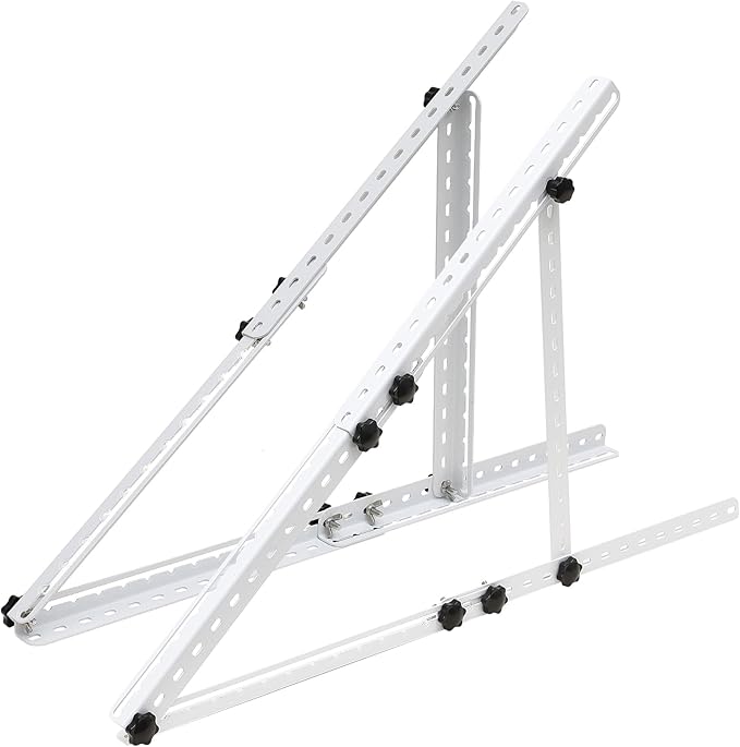 Solar Panel Mount, 32 in with Foldable Tilt Legs Adjustable Solar Panel Tilt Mount Brackets Set Installed on, Roof, Boat,Ieal for 180 200 300 400 Watt for Roof