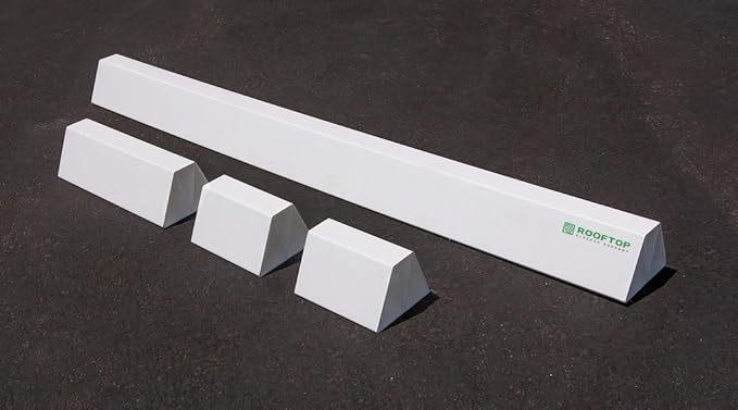 36" PVC Rooftop Support - Can Be Cut to Desired Length - Roof Blocks for Conduit - PVC Pipe Support for Gas Pipe, Conduit, HVAC Units, Mechanical, Condensate Lines on Roofs - from MIRO-CG