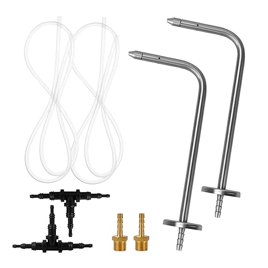 Manometer Probe Kit Compatible with Fieldpiece JL3KM, SDMN5, SDMN6, ADMN2 and Klein Tools ET180 Digital Manometer, HVAC Pitot Static Tube Fit