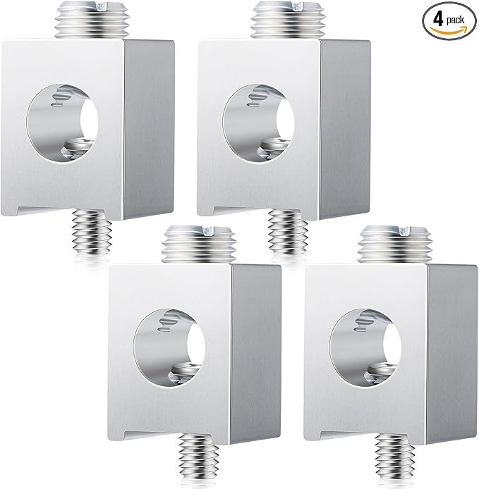 Blulu 4 Pieces #4-2/0 Neutral Lug Kit Circuit Breaker Ground Lugs Aluminum Grounding Lugs for Electrical Connections(4 Pieces, 4-2/0)
