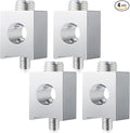 Blulu 4 Pieces #4-2/0 Neutral Lug Kit Circuit Breaker Ground Lugs Aluminum Grounding Lugs for Electrical Connections(4 Pieces, 4-2/0)