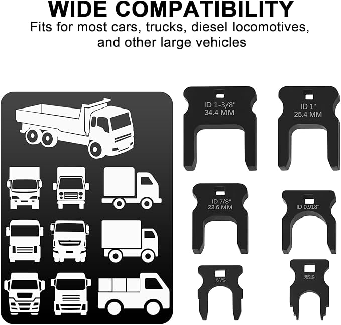 DEF&Fuel Line Disconnect Tool Set, Easy Access to Breather/Fuel/Coolant/DEF Line Disconnect Tool Compatible with 2012+ Ford Chevy Silverado Tahoe Suburban GMC Sierra Yukon