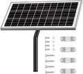 Newpowa 15W 12V 10BB Solar Panel Automatic Gate Openers, Compatible with Mighty Mule, Powered Charger Kit Mounting Bracket + Installation Tool Kit