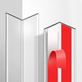 4 Pack Wall Corner Protector, Self Adhesive Corner Protectors for Walls, Easy to Install Edge Guard Strip for Furniture Cabinet Shelf Drywall Baseboard Desk, 17.7in x 1.18in, Clear