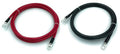 End Game 4 Gauge Marine Grade Battery Cables, USCG and ABYC Approved, 1-15ft Lengths, Heavy Duty Tinned Lugs, Fully Assembled and Made in The USA (1.5ft,Red/Black Set, 3/8” Lugs)