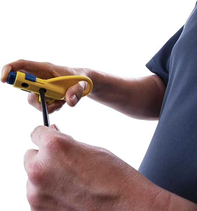 Klein Tools VDV110-295 Data and Coaxial Cable Combination Radial Stripper