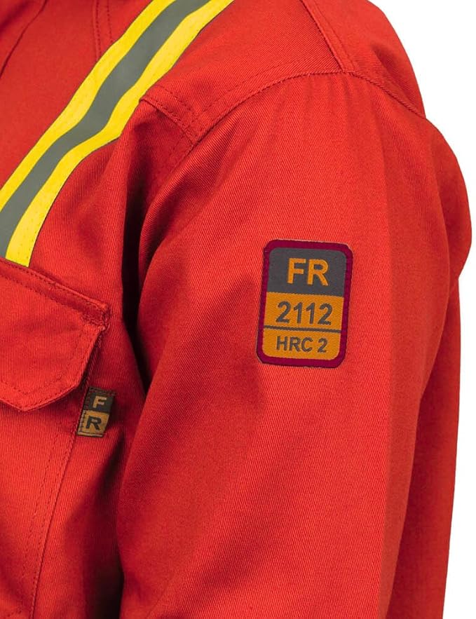 Flame Resistant High Visibility Hi Vis FR Shirt - 100% C - 7 oz