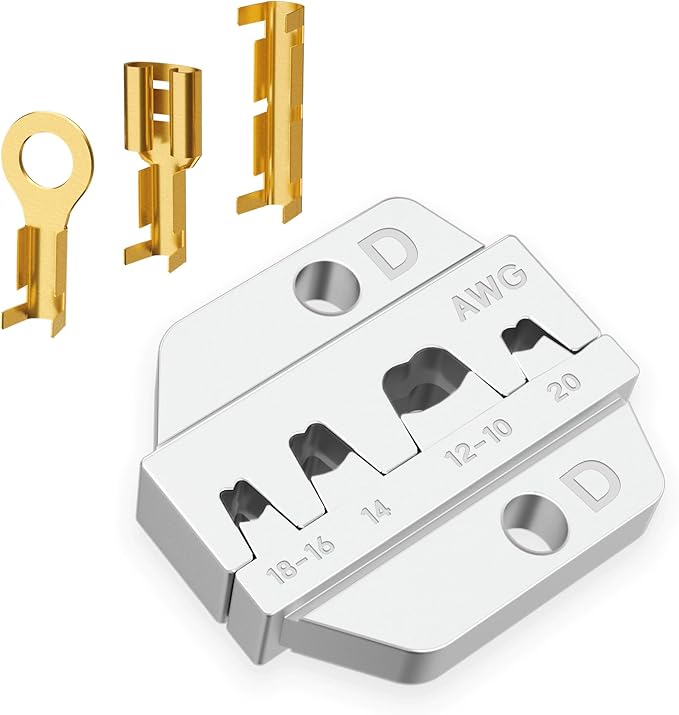 Crimping Die for Open Barrel Terminals - 20-10 AWG