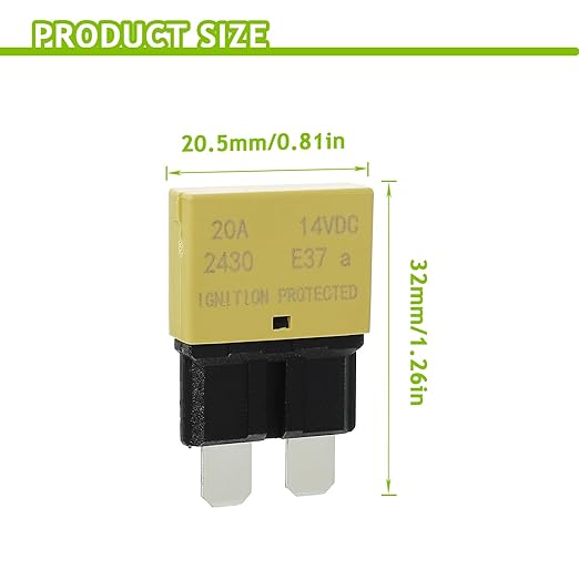 5A 10A 15A 20A 25A 30A DC 12V-14V Auto Re
