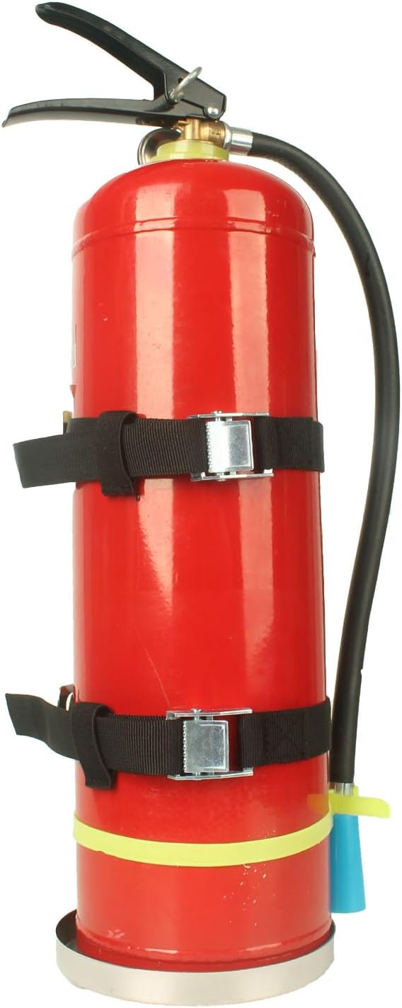 Fire Extinguisher Mount,Wall Hanging Bracket,Fire Extinguisher Holder for Home, Car, RV, Truck, Mini Fire Extinguishers (5LB Stainless Steel Color 1PCS)